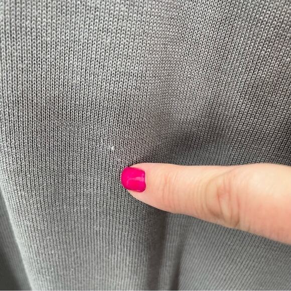 Baracuta Silk Blend Gray Mock Neck Sweater Size Large - Picture 5 of 9